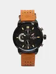 Коричневый мужские наручные часы Naviforce NF9068L с хронографом, в подарочной упаковке