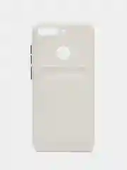 Белый чехол для Huawei Y6 2018 / Honor 7C / 7A Pro / Y6 Prime, с карманом для карт