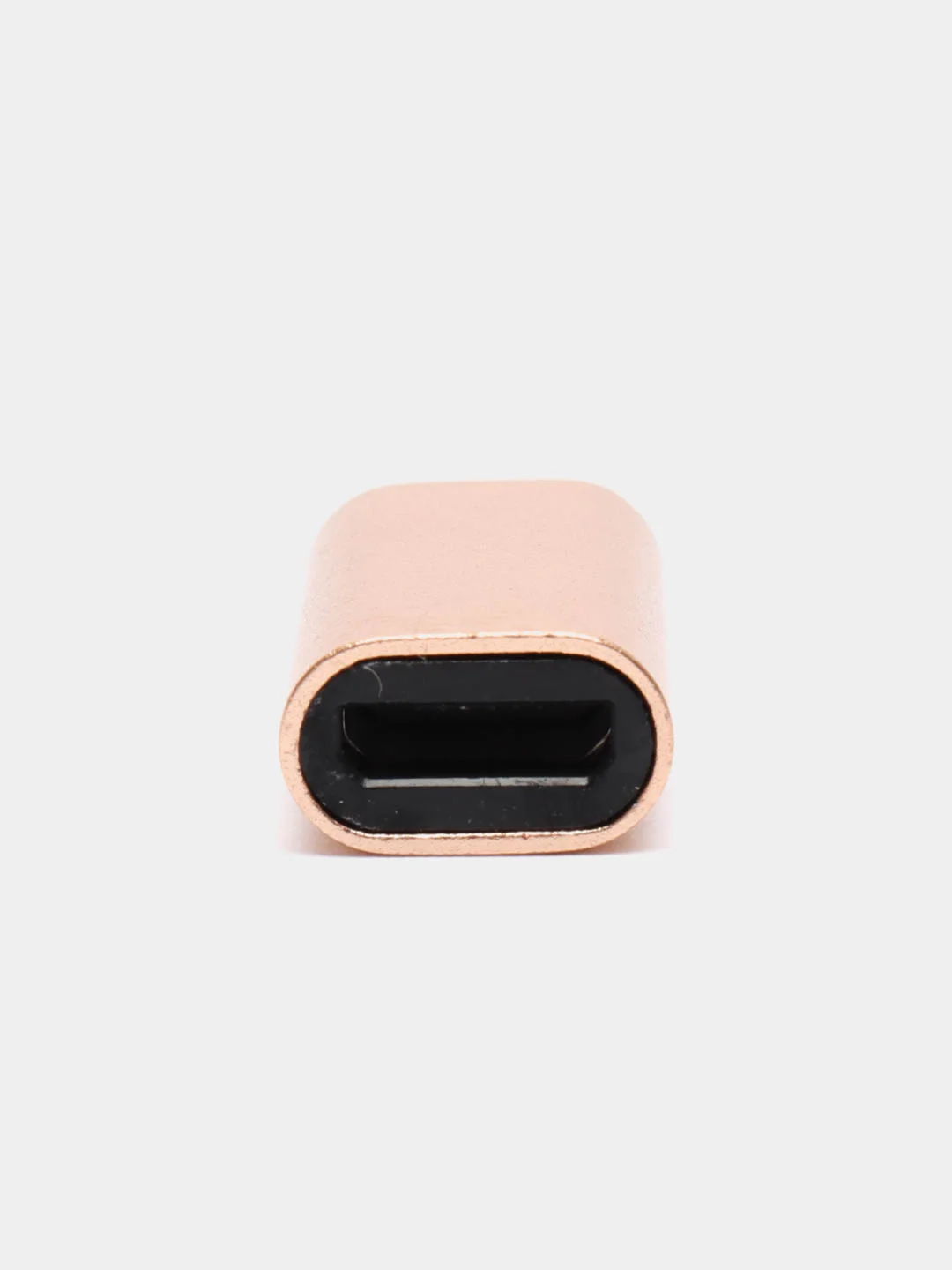 Золотой адаптер-переходник мicro usb / type-c / 5 шт