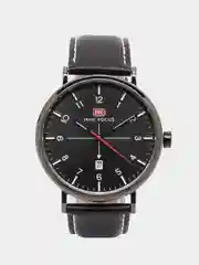 Угольный мужские наручные часы Mini Focus MF0019G, c календарём, в подарочной упаковке