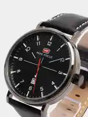 Угольный мужские наручные часы Mini Focus MF0019G, c календарём, в подарочной упаковке