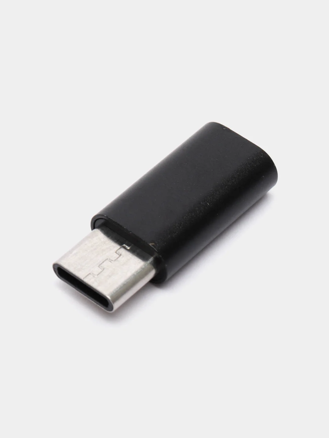 Черный адаптер-переходник мicro usb / type-c / 5 шт