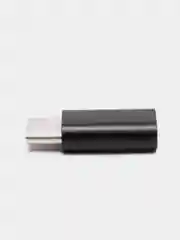 Черный адаптер-переходник мicro usb / type-c / 5 шт