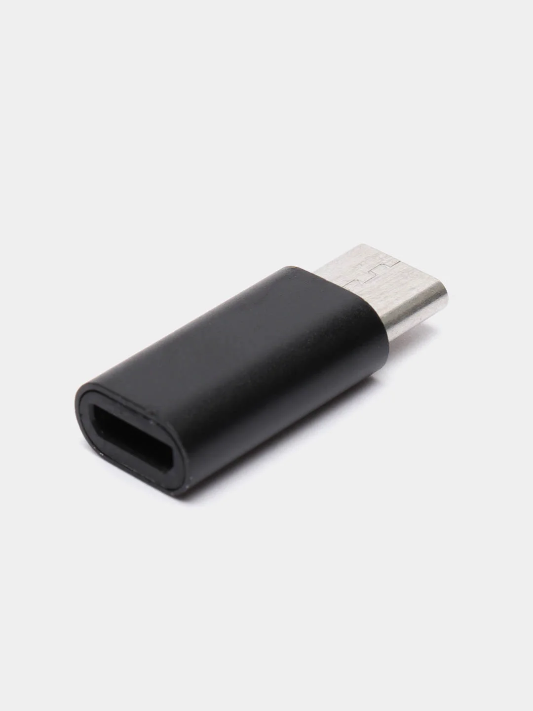 Черный адаптер-переходник мicro usb / type-c / 5 шт