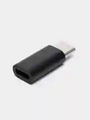 Черный адаптер-переходник мicro usb / type-c / 5 шт