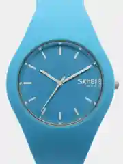 Голубой женские наручные часы Skmei 9068 в подарочной упаковке