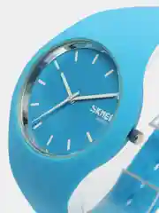 Голубой женские наручные часы Skmei 9068 в подарочной упаковке