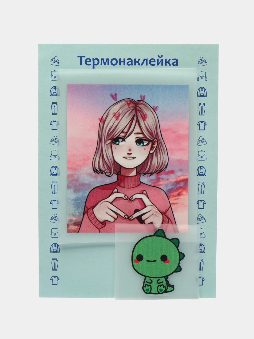 Бежевый меланж термонаклейка, украшение на одежду, термоапликация, заплатка, 79 видов