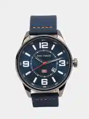 Синий мужские наручные часы Mini Focus MF0051G с календарём, в подарочной упаковке