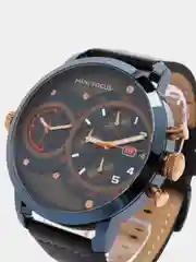Синий мужские наручные часы Mini Focus MF0030G с хронографом, в подарочной упаковке