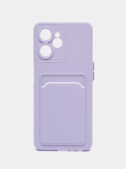 Силиконовый чехол для Realme 10T (Реалми 10Т), с карманом для карт