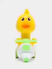 Зеленый инерционная игрушка машинка,заводная развивающая игрушка,утенок