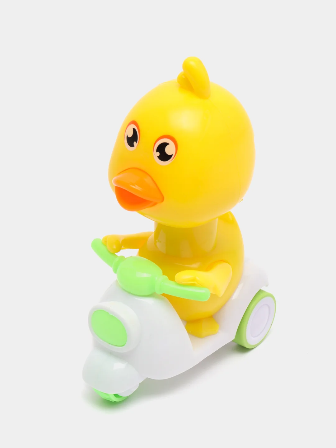 Зеленый инерционная игрушка машинка,заводная развивающая игрушка,утенок