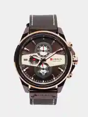 Серый мужские наручные часы Curren 8394 с хронографом в подарочной упаковке