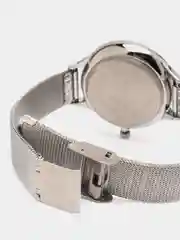 Серебряный женские наручные часы Mini Focus MF0045L с металлическим браслетом и камнями