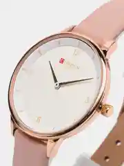 Красный женские наручные часы Curren 9039 в подарочной упаковке