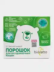 Порошок для посудомоечных машин bioretto "All in One Premium", 1,8 кг