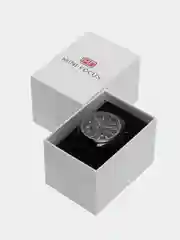 Черный мужские наручные часы Mini Focus MF0080G, с хронографом, в подарочной упаковке