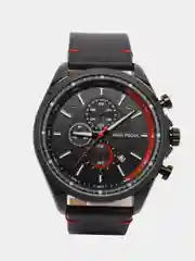 Черный мужские наручные часы Mini Focus MF0080G, с хронографом, в подарочной упаковке