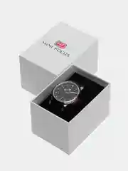 Черный мужские наручные часы Mini Focus MF0014G, в подарочной упаковке