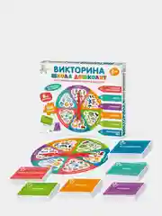 Голубой настольная игра "Викторина. Школа дошколят"
