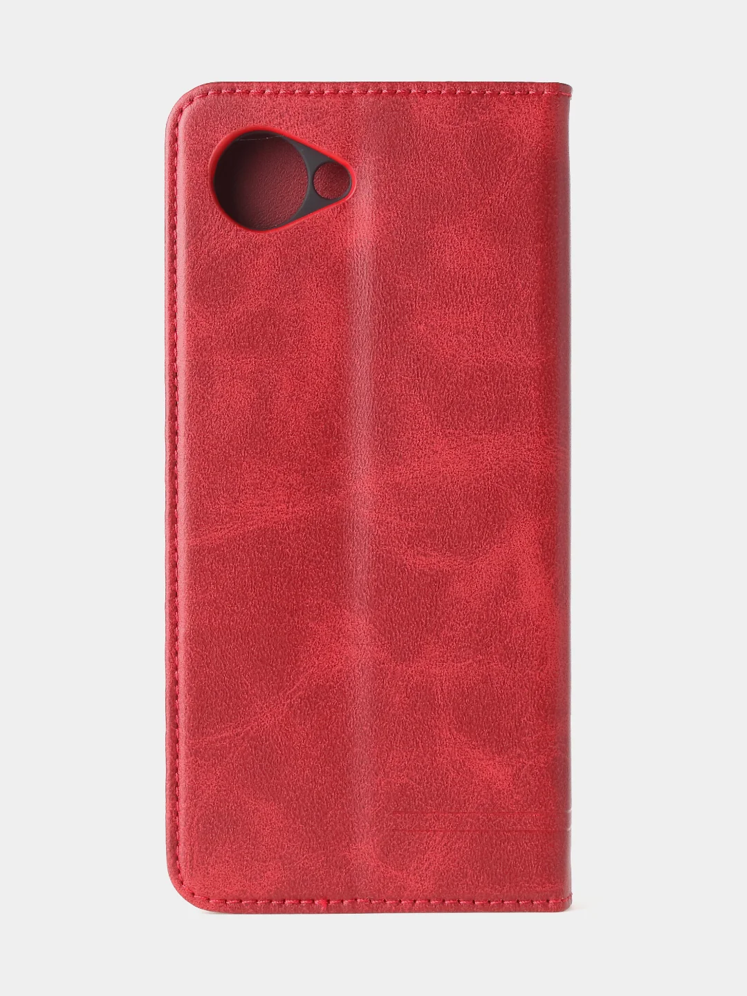 Красный чехол-книжка GQ для Realme C30 / Realme C30s / Realme Narzo 50i Prime из кожи