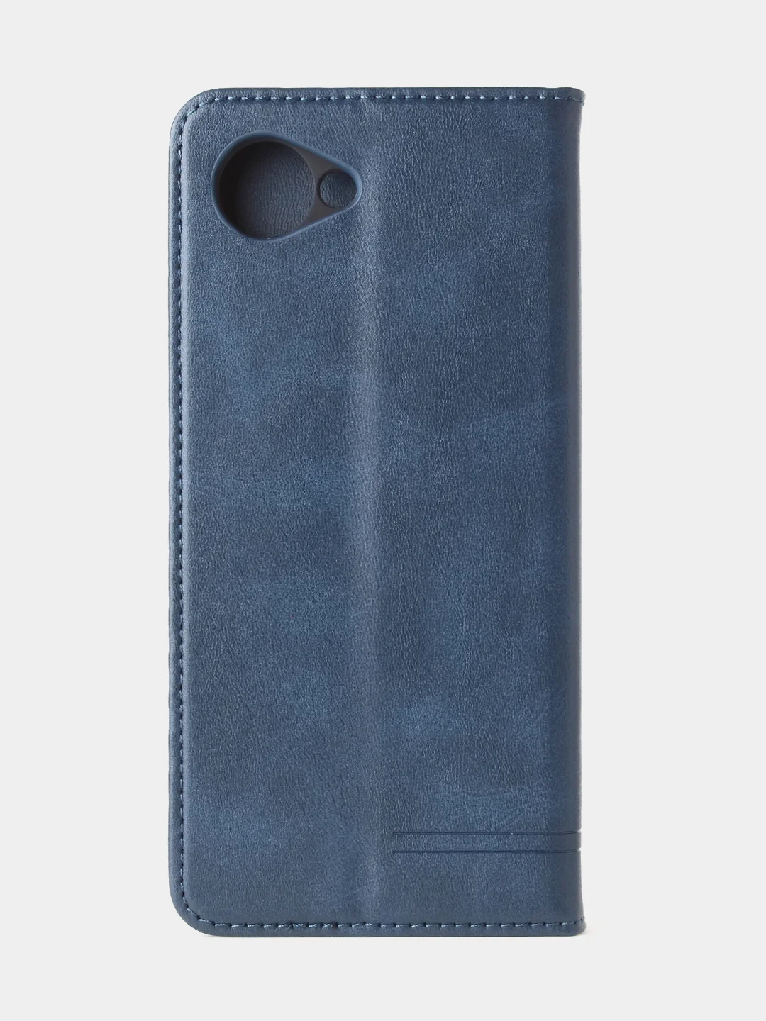 Синий чехол-книжка GQ для Realme C30 / Realme C30s / Realme Narzo 50i Prime из кожи