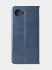 Синий чехол-книжка GQ для Realme C30 / Realme C30s / Realme Narzo 50i Prime из кожи