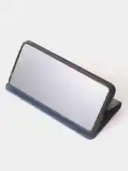 Синий чехол-книжка GQ для Realme C30 / Realme C30s / Realme Narzo 50i Prime из кожи