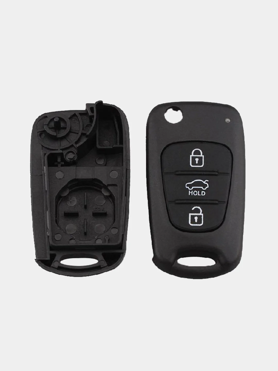 Ключ корпус ключа автомобильный Kia Rio, Sportage, Hyundai Solaris, Elantra