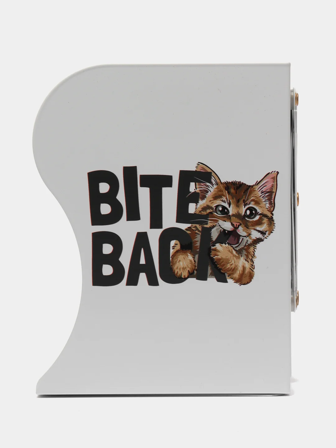 Подставка-держатель для книг, учебников, журналов Юнландия Bite Back, металлическая