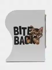 Подставка-держатель для книг, учебников, журналов Юнландия Bite Back, металлическая