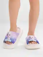 Лавандовый сланцы детские "Холодное сердце"