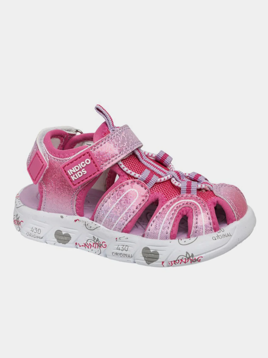 Фуксия сандалии босоножки для мальчика пляжные INDIGO KIDS