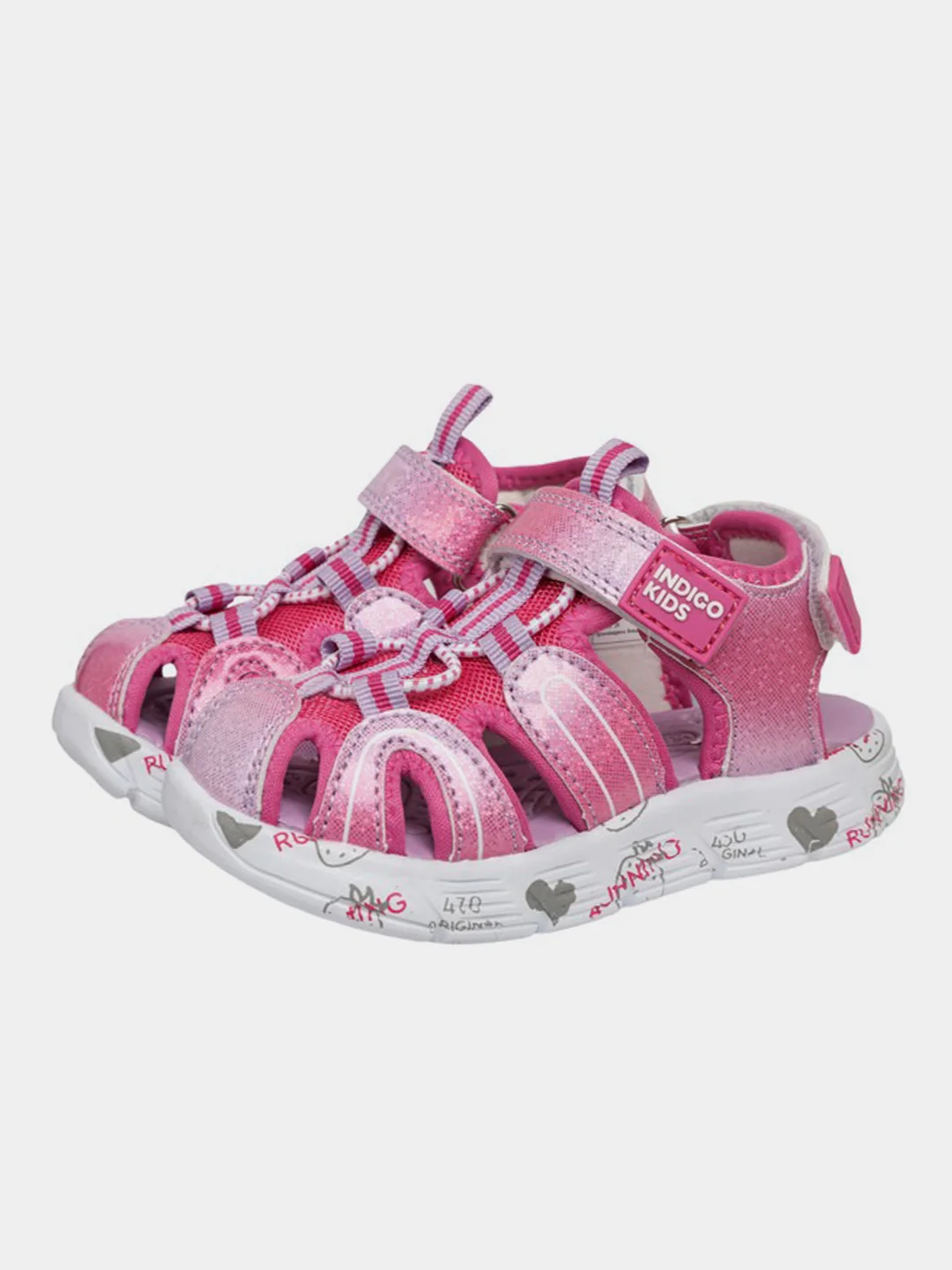 Фуксия сандалии босоножки для мальчика пляжные INDIGO KIDS