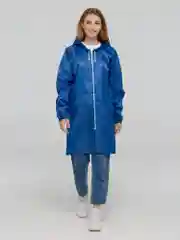Синий дождевик мужской, женский, унисекс, Rainman Zip, ярко-синий