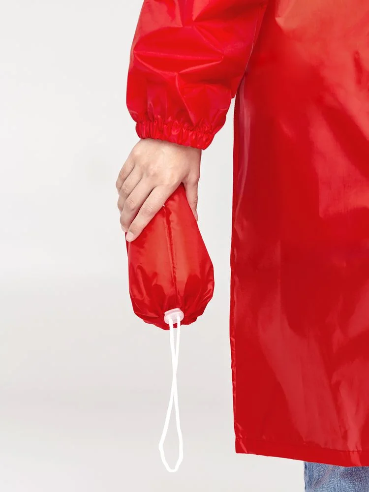 Красный дождевик мужской женский унисекс Rainman Zip, красный