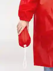 Красный дождевик мужской женский унисекс Rainman Zip, красный
