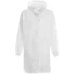 Белый дождевик мужской, женский, унисекс Rainman Zip, белый