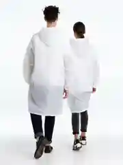 Белый дождевик мужской, женский, унисекс Rainman Zip, белый