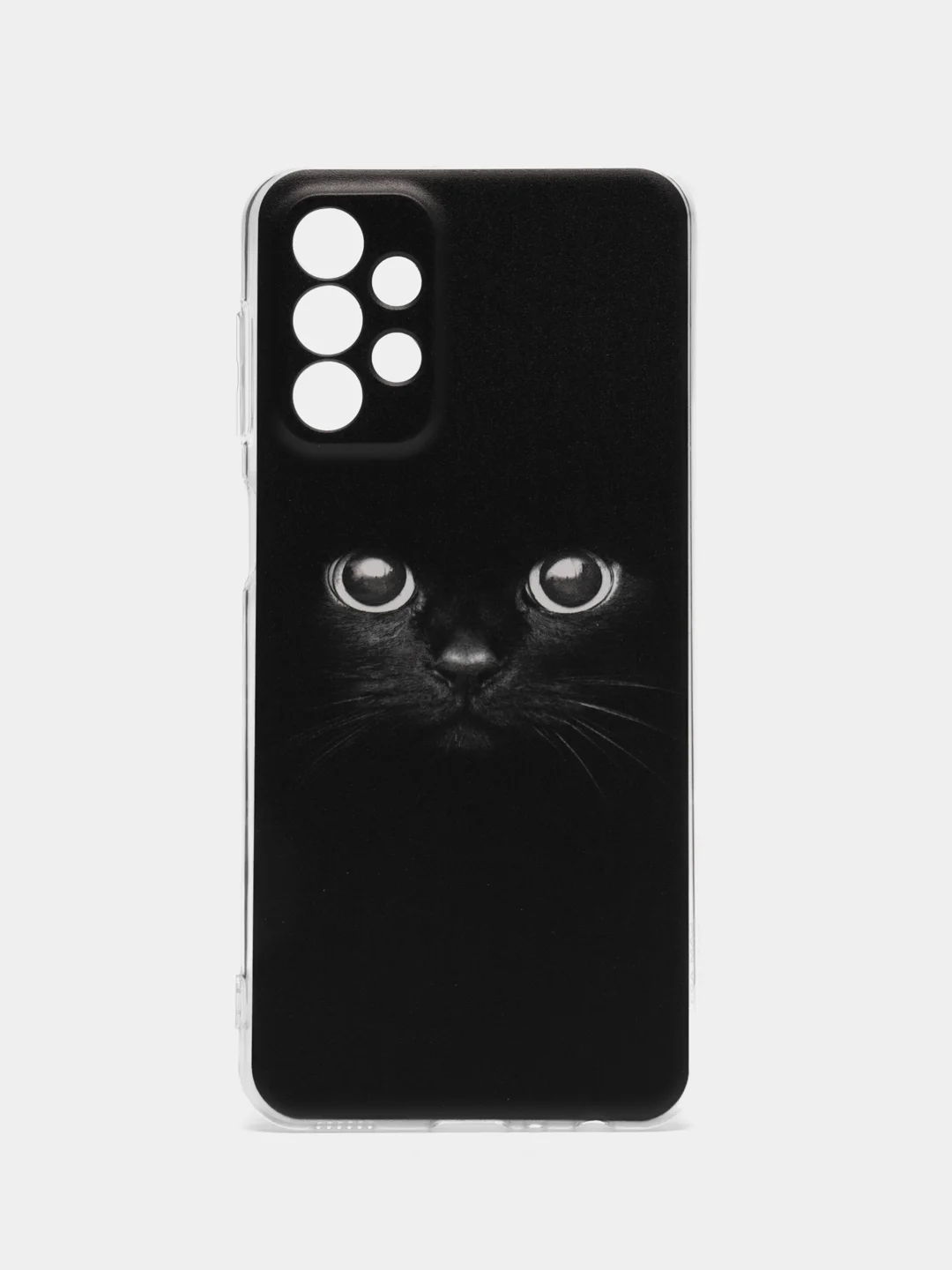 Шоколадный чехол силиконовый на Samsung Galaxy A23 / Самсунг А23 прозрачный с рисунком, защита камеры