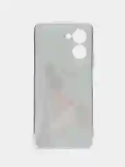 Тёмно-серый силиконовый чехол на Realme C33 / Реалми С33 прозрачный, с рисунком, защита камеры