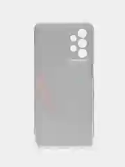 Красный чехол силиконовый на Samsung Galaxy A23 / Самсунг А23 прозрачный с рисунком, защита камеры
