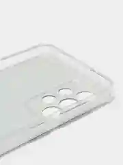 Серый чехол на Samsung Galaxy A33 5G / Галакси А33 5G прозрачный, с рисунком, защита камеры