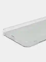 Серый чехол силиконовый на Samsung Galaxy A23 / Самсунг А23 прозрачный с рисунком, защита камеры