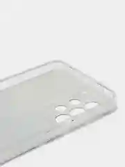 Синий чехол на Samsung Galaxy A33 5G / Галакси А33 5G прозрачный, с рисунком, защита камеры