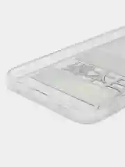Алый силиконовый чехол на Realme C33 / Реалми С33 прозрачный, с рисунком, защита камеры