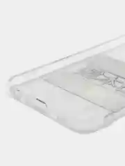 Алый чехол силиконовый на Samsung Galaxy A23 / Самсунг А23 прозрачный с рисунком, защита камеры