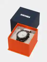 Белый мужские наручные часы Skmei 9157 в подарочной упаковке