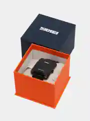 Черный мужские наручные цифровые Led часы Skmei 1505 в подарочной упаковке
